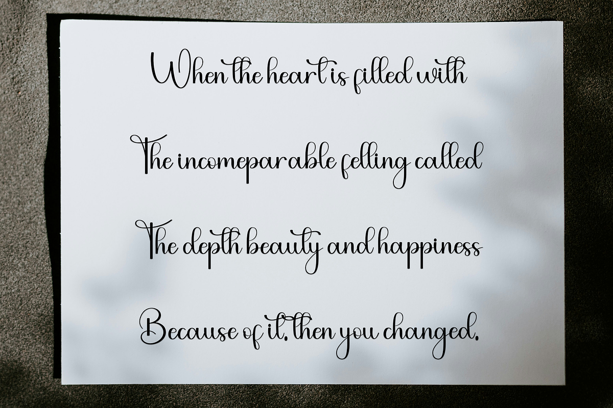 Bushing, a Handwritten Font by FreshTypeINK (Photo 7 of 8)