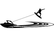 Water Ski Silhouette Vector Bundle, an Illustration by Designs_River (Thumbnail 42 of 51)