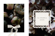 Dark bloom. Floral Backgrounds, a Background Graphic by PaperJamLab (Thumbnail 5 of 14)