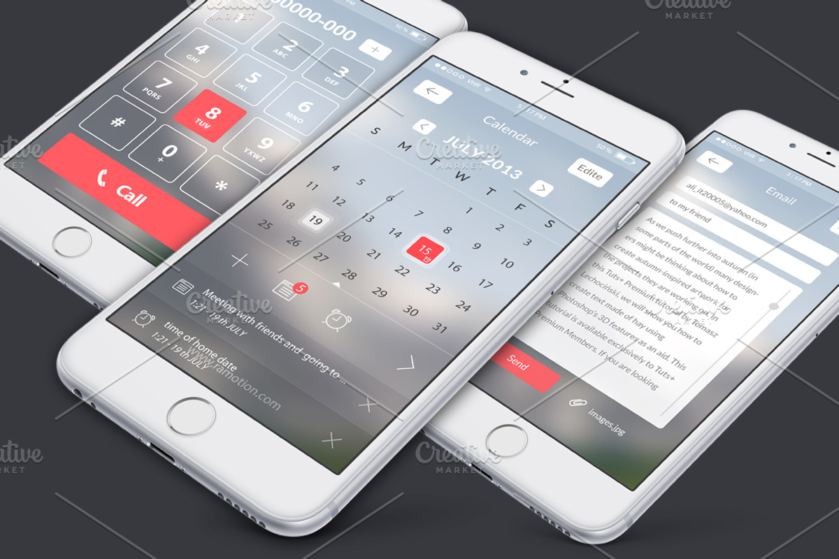 UI Mobile Creative APP, an App Template by Alireza Farzad (Photo 3 of 7)