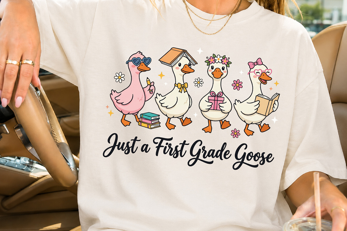 Just a First Grade Goose PNG, a Seasonal Illustration by Rose Art (Photo 3 of 7)