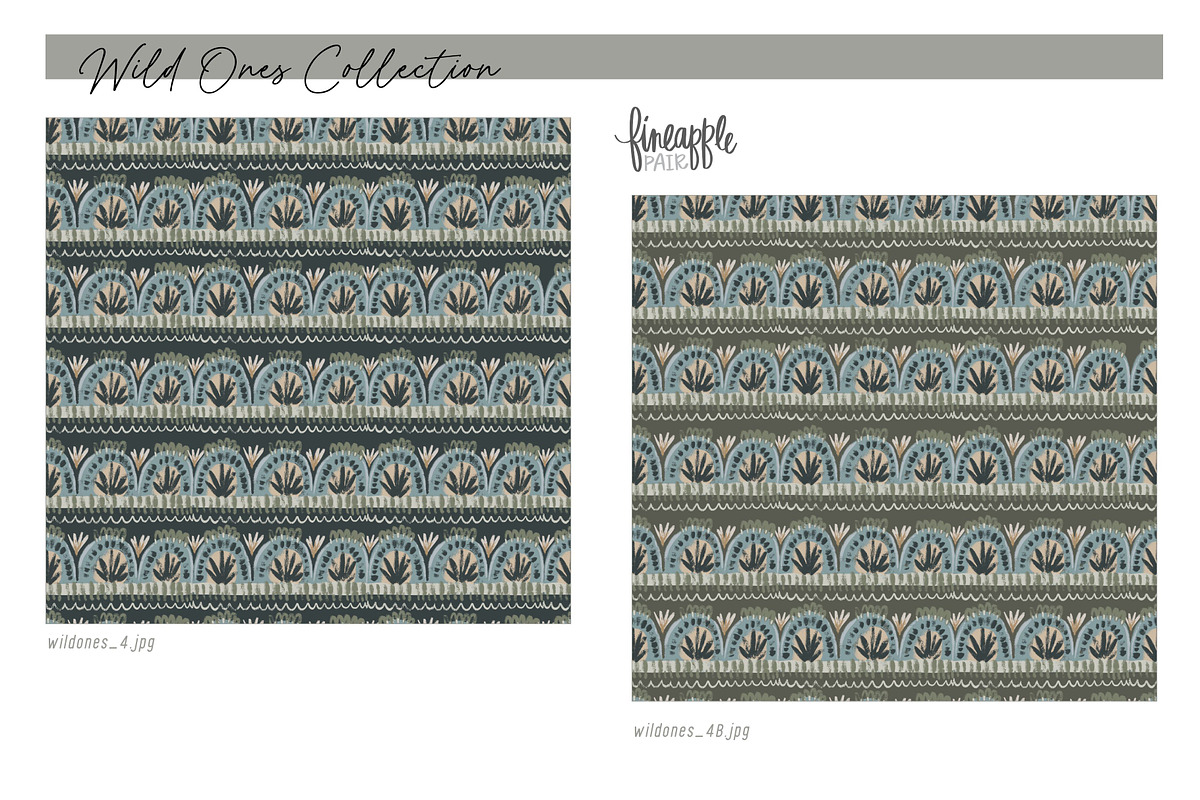 Boho Floral Digital Paper, a Pattern Graphic by FINEAPPLE (Photo 9 of 12)