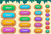 Tropical GUI Pack, an Object Graphic by KartInnka (Thumbnail 4 of 15)