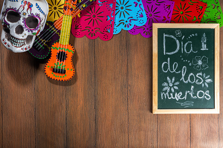 Dia de los muertos background, a Holiday Photo by Rimma