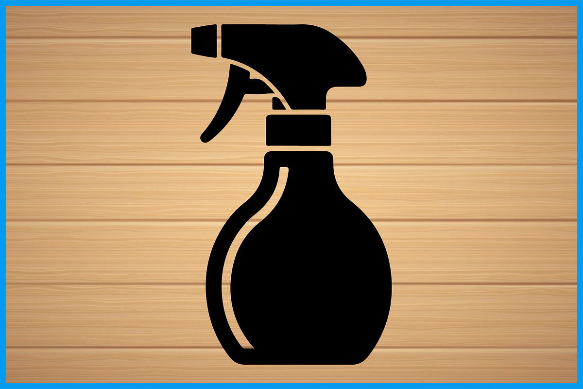 50 Cleaning Tool Spray Bottle Icon B, an Illustration by balal (Photo 4 of 4)