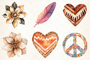 Boho Tribal Elements Bundle, an Illustration by DreamCafeArt (Thumbnail 3 of 7)