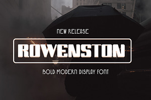 Rowenstone - Display Font