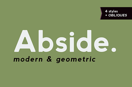Abside Font (Modern & Geometric)