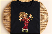 Light Up Christmas Girls Cliparts, a Seasonal Illustration by Ink Gallery (Thumbnail 10 of 13)