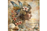Fairy of the Shore, a Person Illustration by Sharon Schwalbe (Thumbnail 6 of 6)