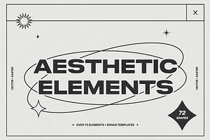 Aesthetic Elements | 70+ Shapes