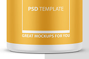 Pills Bottle Jar PSD Mockup, a Cups & Container Mockup by GreatFruit (Thumbnail 6 of 6)