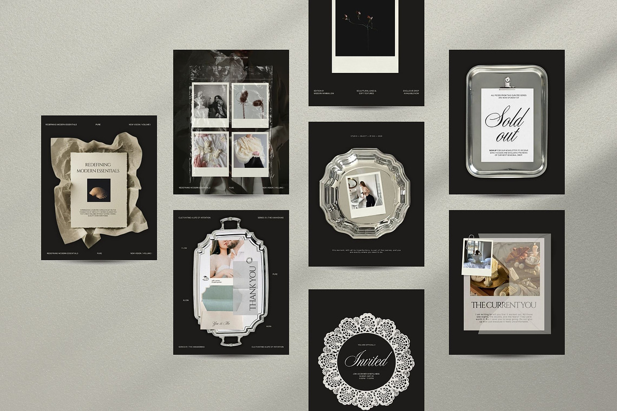 Quiet Luxury Canva Brand Kit, a Social Media Template by Pani Temp. (Photo 4 of 13)