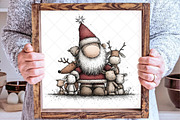 Cute Santa Claus Christmas Clipart, an Illustration by SinaCreation (Thumbnail 4 of 7)