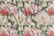 Floral Seamless Patterns + Cliparts, a Pattern Graphic by Olya Creative (Thumbnail 16 of 20)