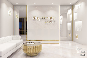 Clinic Interior 3D Mockup skp, obj, an Architecture 3D Model by Arthitecture Home