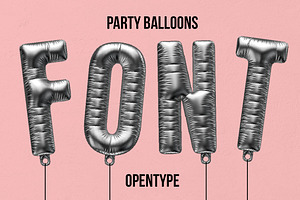 Party Balloon Font