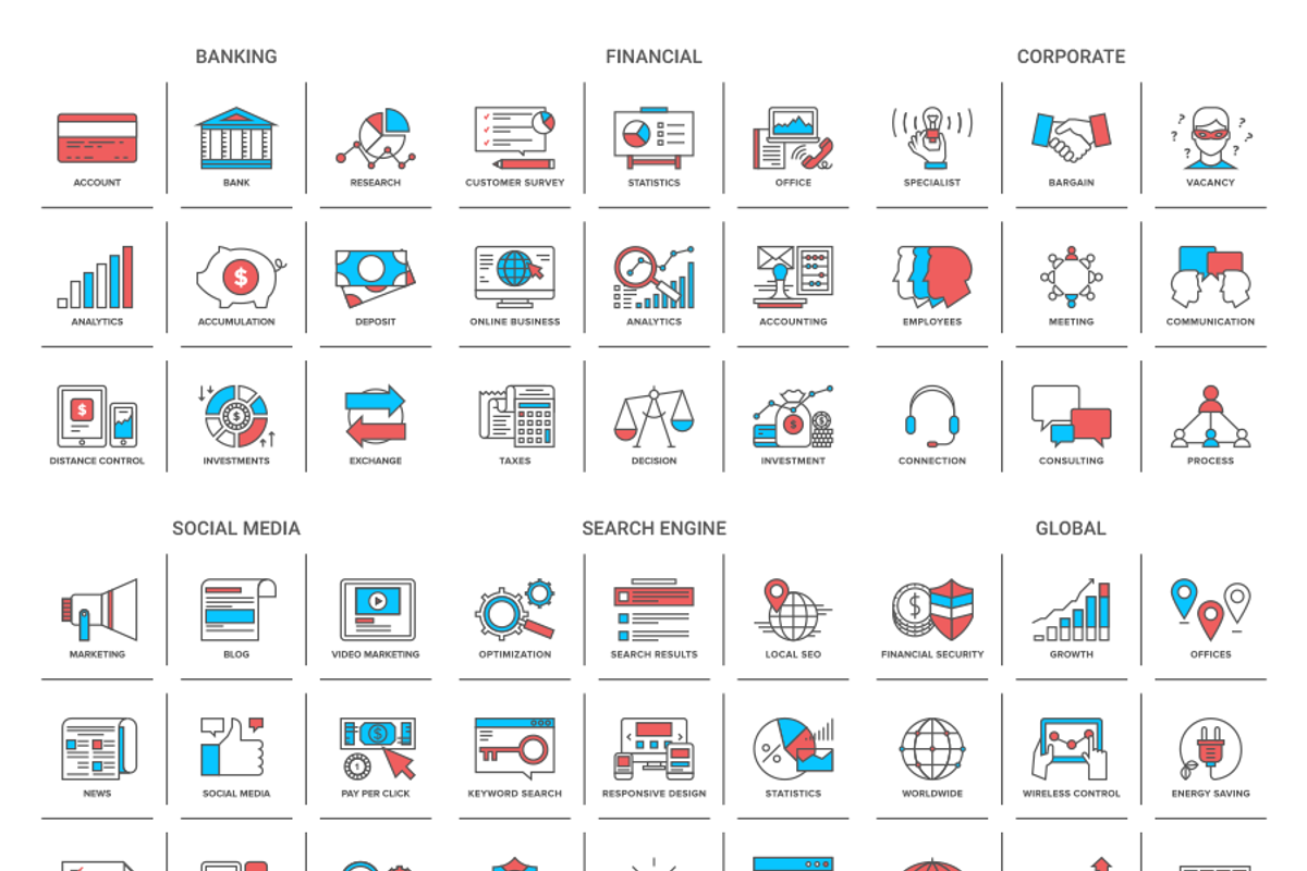 Monoline Icons Collection, an Outline Icon by Anatolii Babii (Photo 2 of 3)