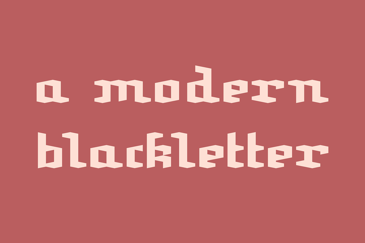 Solvang | A Modern Blackletter preview 5