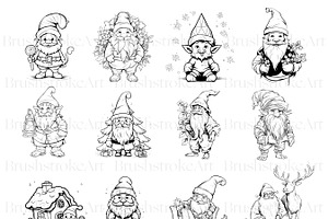 Christmas Gnome Clipart, Gnome PNG