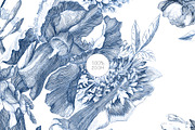 Toile Fleurie, Pattern & Motifs!, a Pattern Graphic by TSTUDIO (Thumbnail 9 of 11)