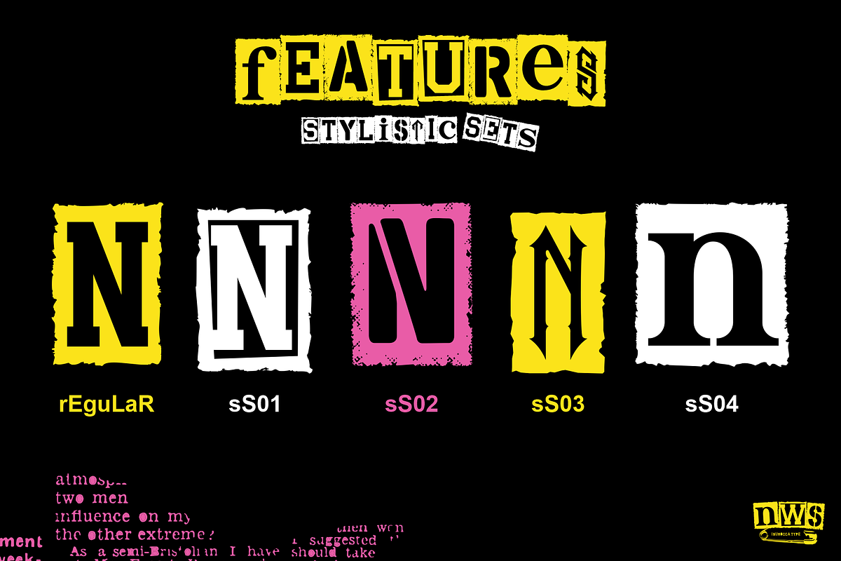 New Wave Soho, a Font by inumocca_type (Photo 2 of 10)