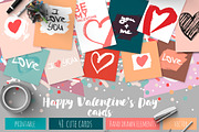 Valentine's Day Cards, a Card Template by Artem Vorotnikov (Thumbnail 1 of 13)