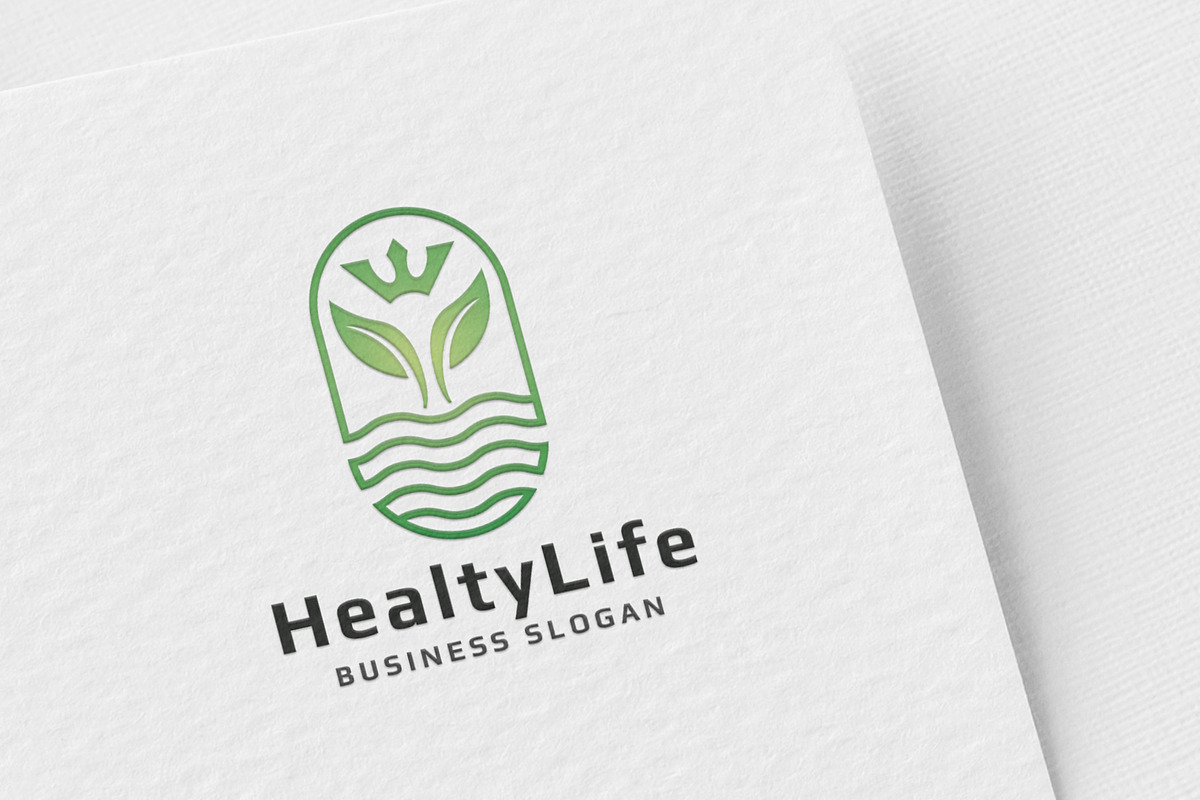 Healthy Life - Wellness Logo, a Branding & Logo Template by Design_Planet (Photo 4 of 5)