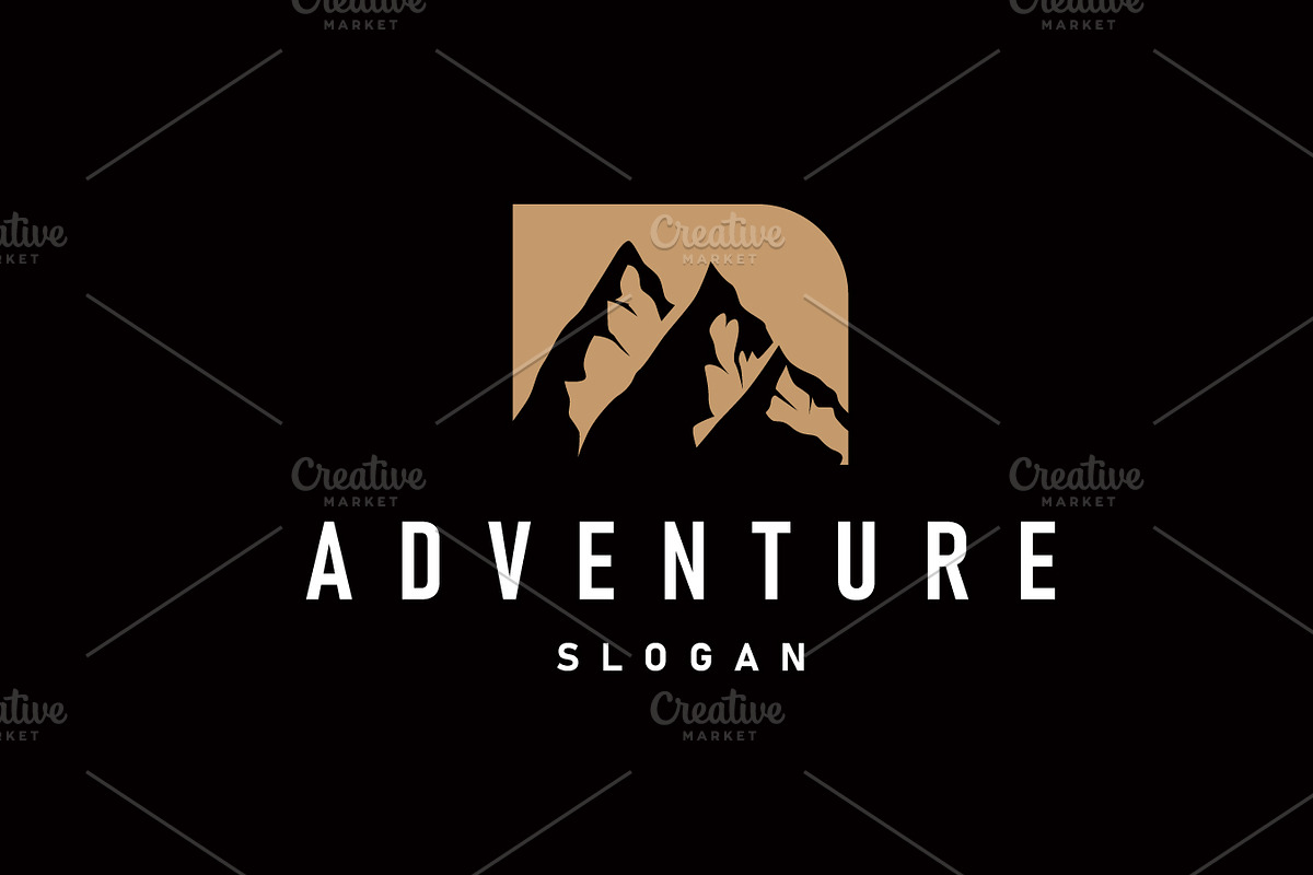 Mountain Logo Nature Landscape, a Branding & Logo Template by Maylianaw28
