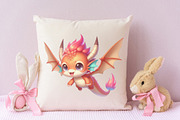 Cute Baby Dragon Clipart, an Animal Illustration by RobertsArt (Thumbnail 7 of 7)