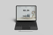 M1 Pad Pro With Keyboard Mockup, an iPad Mockup by mahremdesign (Thumbnail 4 of 8)