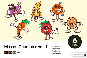 Mascot Character Illustration Vol. 1, a Graphic by SLAB! Design