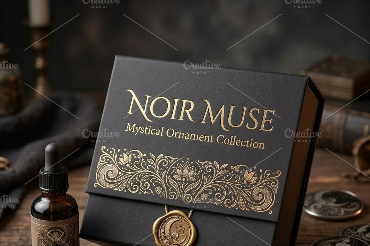 NOIR MUSE Ornament Collection, an Object Graphic by ETARA by Mea Hau (Photo 7 of 22)