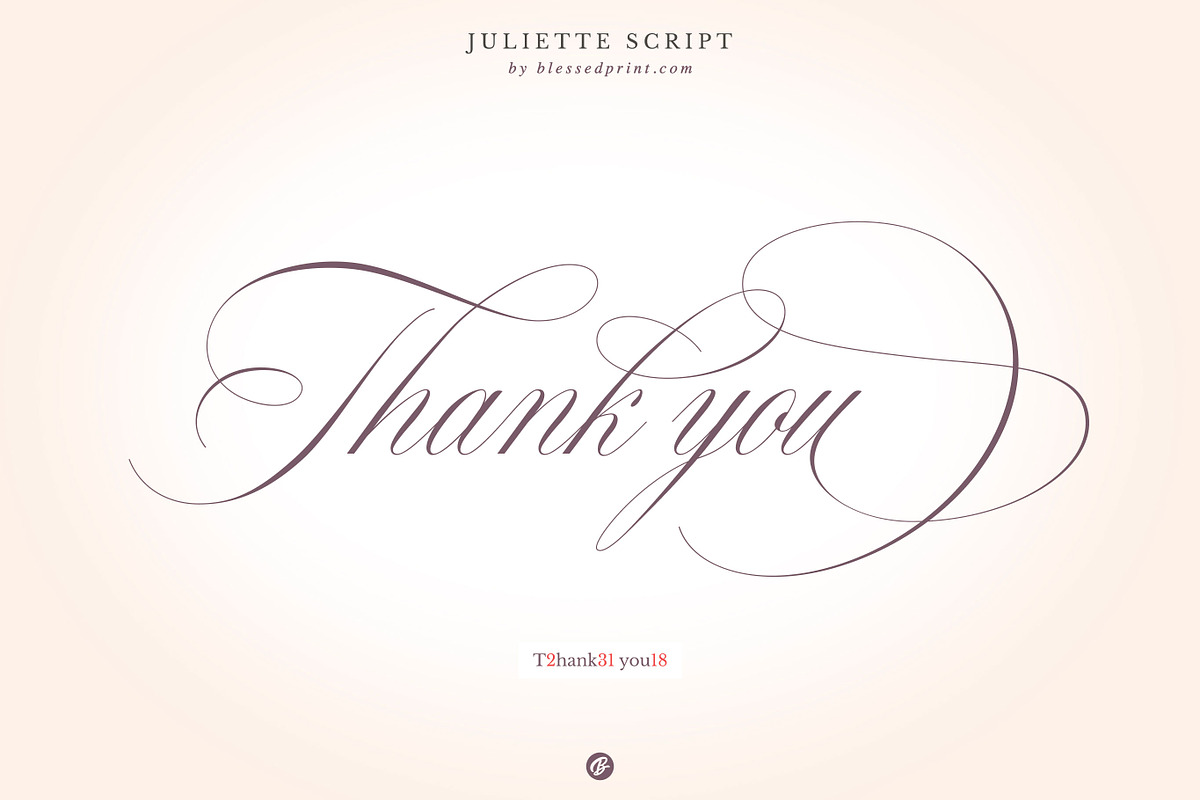 Juliette – Romantic Wedding Script, a Script Font by Blessed Print (Photo 34 of 34)