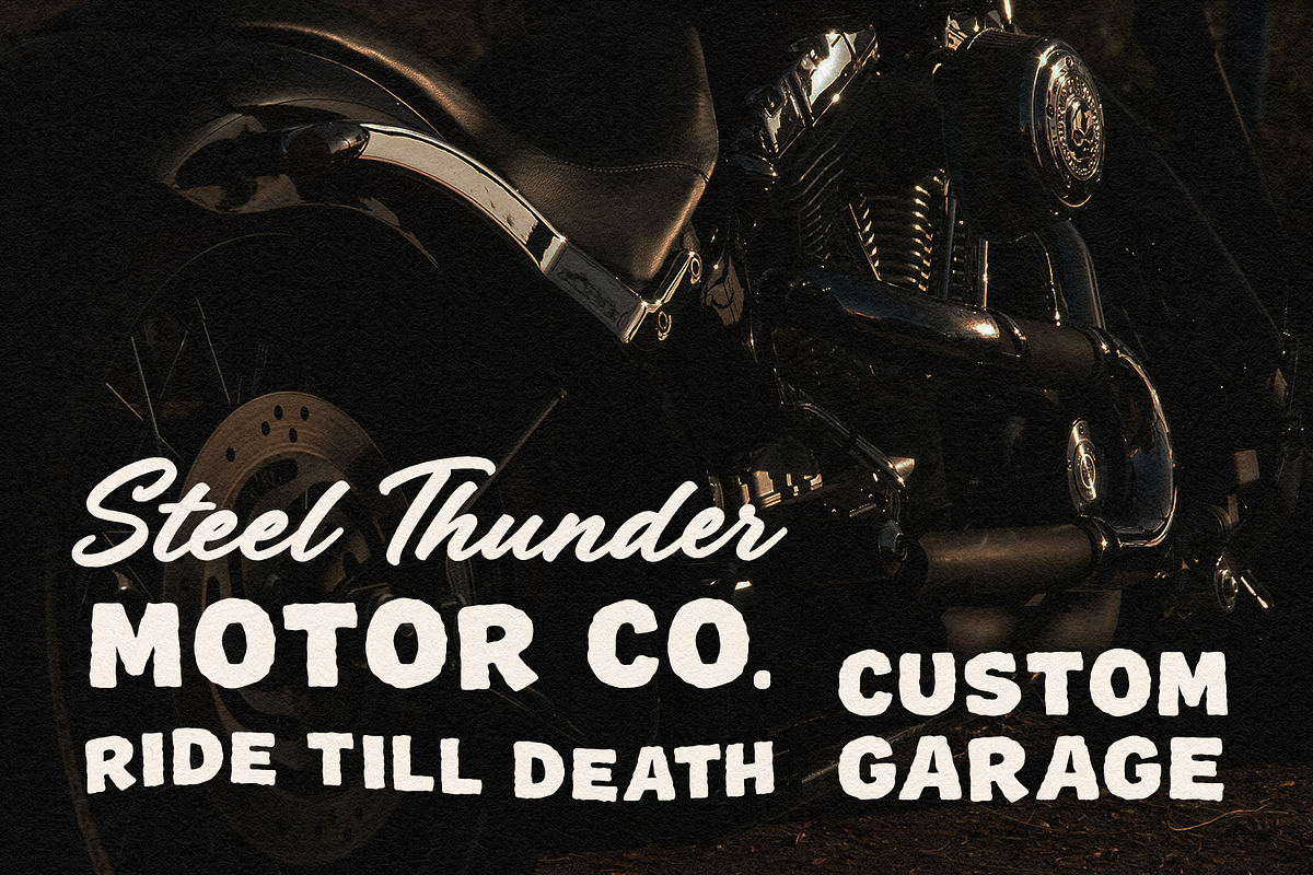 Gulberg Dry Font Duo Script Sans, a Script Font by Maulana Creative (Photo 4 of 7)