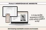 Wix Website - White Luxe, a Websites & App Template by Freedom Business Shop (Thumbnail 9 of 11)