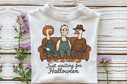 Just Waiting for Halloween Funny, an Icon by Craft Nest (Thumbnail 2 of 6)