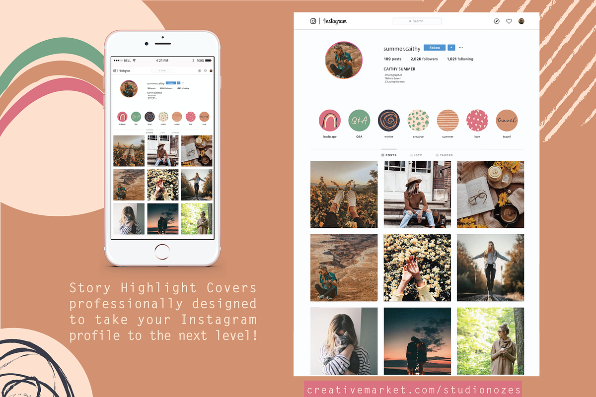 Instagram STORY HIGHLIGHT COVER Icon, an Icon by PATRICIA SODRÉ © (Photo 2 of 3)