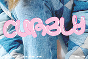 Curly Wurly | Retro Display Bubble, a Sans Serif Font by ana & yvy (Thumbnail 9 of 13)