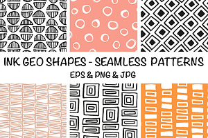 Ink geo patterns