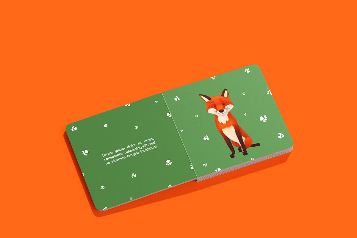 Square Book Mockup, a Books & Magazine Mockup by WebAndCat (Photo 13 of 13)