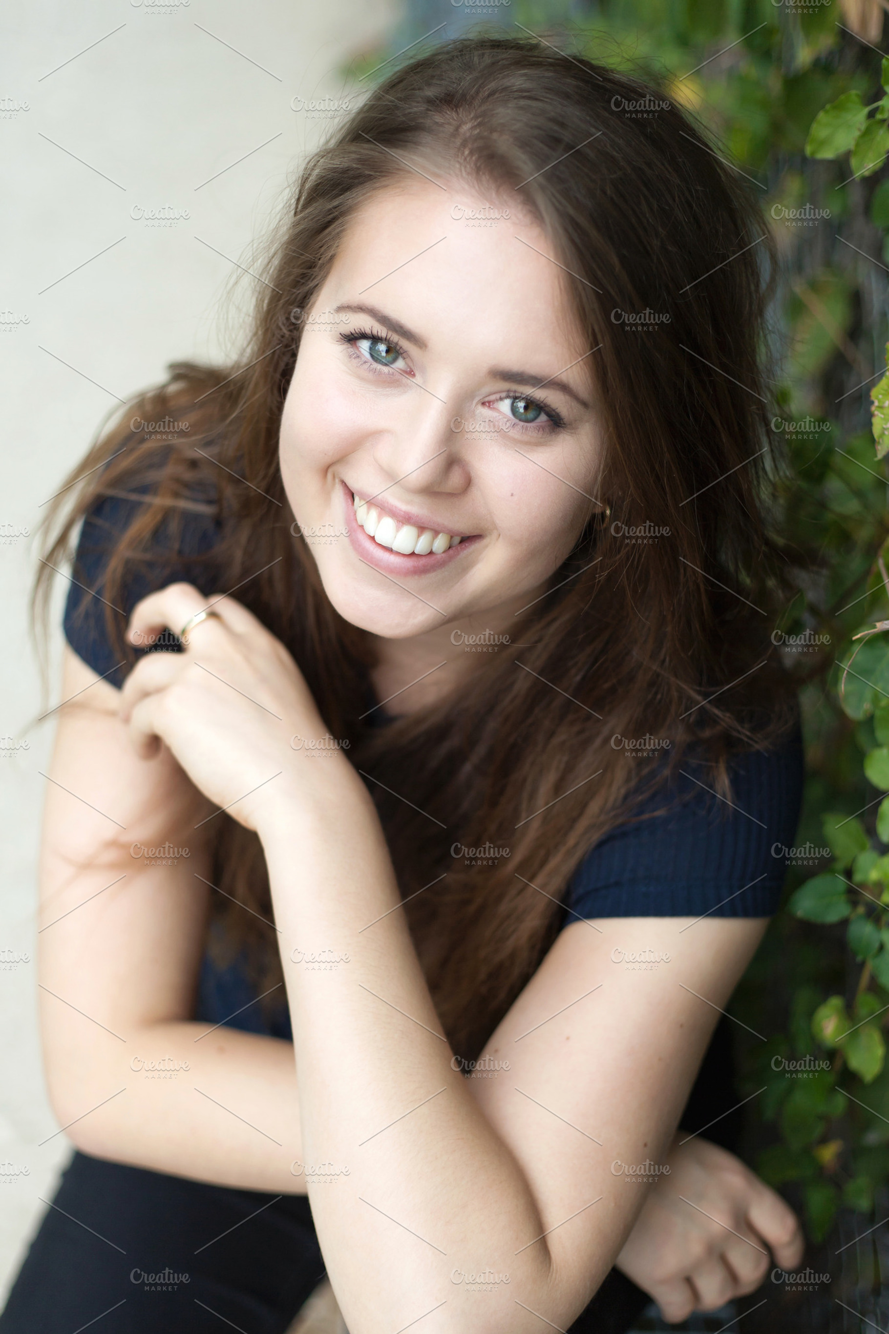 Beautiful young girl featuring outdoor, closeup, and clear, a Person Photo by AlinLyre