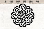 Stencil Mandala, an Object Graphic by MARYCRAFTIRIA (Thumbnail 1 of 2)