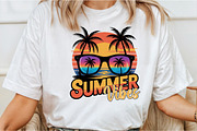 Vibrant Summer Vibes Png, Watercolor, an Illustration by Libby Wishes (Thumbnail 2 of 5)