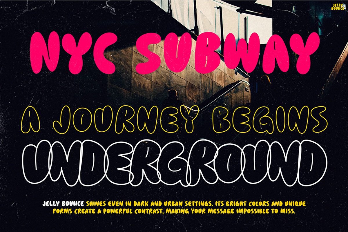 Jelly Bounce, a Font by Pinisi ART (Photo 6 of 10)