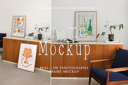 10 Nordic Frame Mockup Set, a Product Mockup by ArtwithFrame