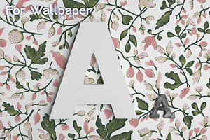 Foliage Serenity Seamless Pattern