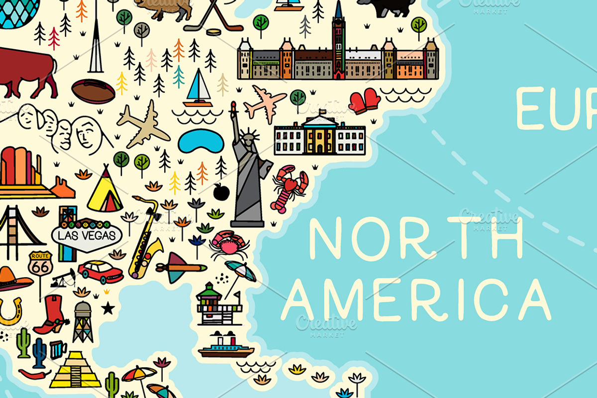 World Travel Map, an Illustration by Moloko88 (Photo 4 of 11)
