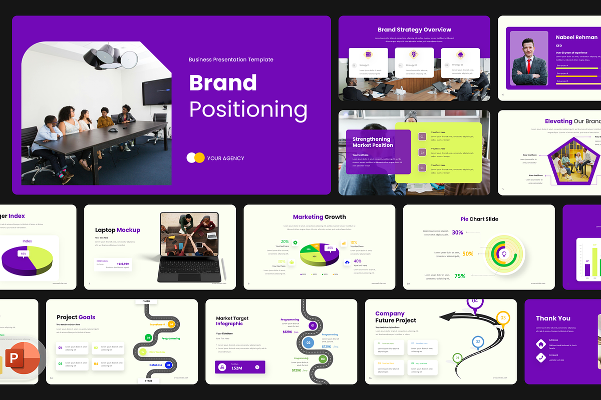 Brand Strategy Presentation, a Presentation Template by Hammad Arif (Photo 1 of 2)