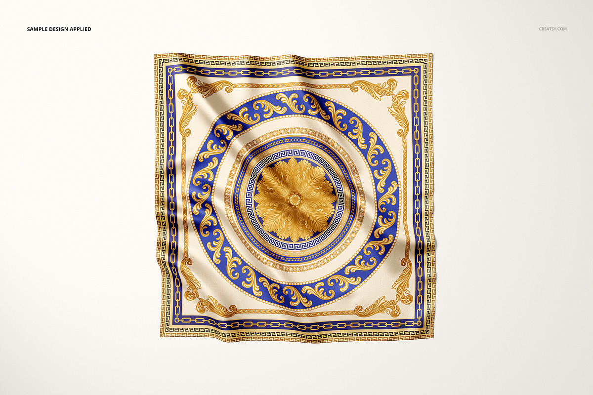 Satin Scarf Mockup Set, a Product Mockup by Creatsy (Photo 5 of 11)